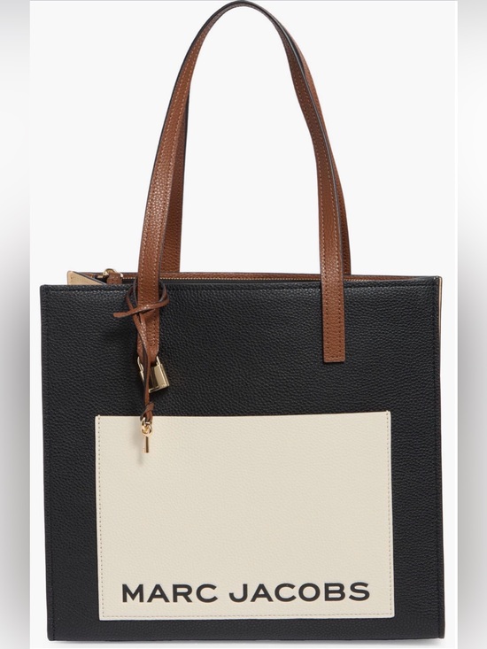 Marc Jacobs Handbags - Marc Jacobs Logo Panel Colorblock Grind Tote Bag
